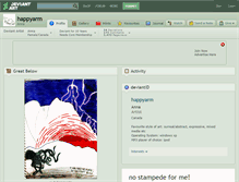 Tablet Screenshot of happyarm.deviantart.com