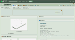 Desktop Screenshot of halfwayglad.deviantart.com