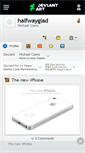 Mobile Screenshot of halfwayglad.deviantart.com