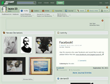 Tablet Screenshot of laura-20.deviantart.com