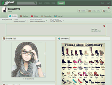 Tablet Screenshot of blossom93.deviantart.com