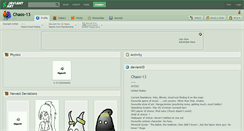 Desktop Screenshot of chaos-13.deviantart.com