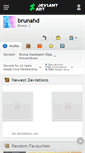 Mobile Screenshot of brunahd.deviantart.com