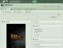 Tablet Screenshot of mahesha123.deviantart.com