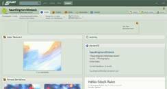 Desktop Screenshot of hauntingmewithstock.deviantart.com