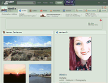 Tablet Screenshot of mimii-x.deviantart.com