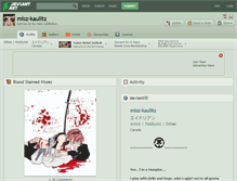 Tablet Screenshot of misz-kaulitz.deviantart.com