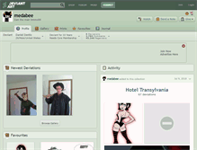 Tablet Screenshot of medabee.deviantart.com