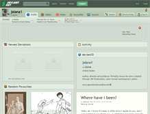 Tablet Screenshot of jalana1.deviantart.com