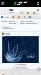 Mobile Screenshot of 0kk.deviantart.com