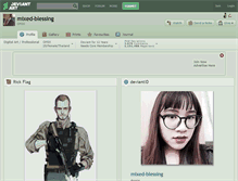 Tablet Screenshot of mixed-blessing.deviantart.com