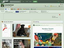 Tablet Screenshot of colormefubar.deviantart.com