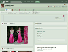 Tablet Screenshot of phoenix-pah.deviantart.com