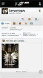 Mobile Screenshot of leyyamaguy.deviantart.com