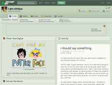 Tablet Screenshot of i-am-nimbus.deviantart.com