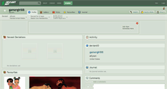 Desktop Screenshot of gamergirl88.deviantart.com