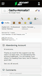 Mobile Screenshot of gashu-monsata.deviantart.com