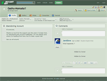 Tablet Screenshot of gashu-monsata.deviantart.com