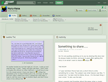 Tablet Screenshot of nuru-hana.deviantart.com