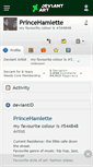 Mobile Screenshot of princehamlette.deviantart.com