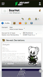 Mobile Screenshot of bearnet.deviantart.com