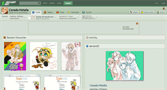 Desktop Screenshot of canada-hetalia.deviantart.com