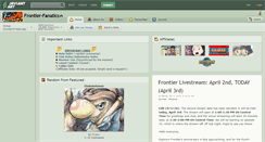 Desktop Screenshot of frontier-fanatics.deviantart.com