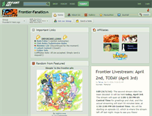 Tablet Screenshot of frontier-fanatics.deviantart.com