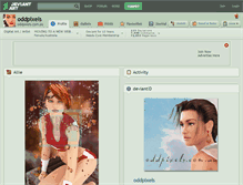Tablet Screenshot of oddpixels.deviantart.com