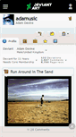 Mobile Screenshot of adamusic.deviantart.com