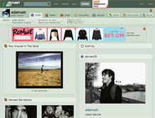 Tablet Screenshot of adamusic.deviantart.com