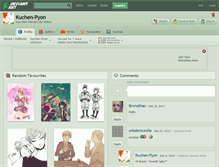 Tablet Screenshot of kuchen-pyon.deviantart.com