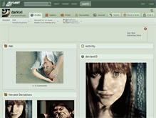 Tablet Screenshot of darkixi.deviantart.com