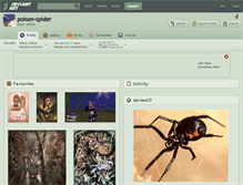 Tablet Screenshot of poison-spider.deviantart.com