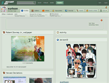 Tablet Screenshot of eunhoon.deviantart.com