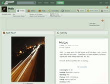 Tablet Screenshot of phife.deviantart.com