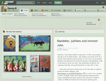 Tablet Screenshot of davey-r.deviantart.com