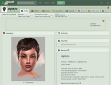 Tablet Screenshot of digistyle.deviantart.com