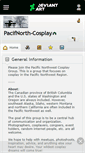 Mobile Screenshot of pacifnorth-cosplay.deviantart.com