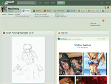 Tablet Screenshot of mcclinsey.deviantart.com