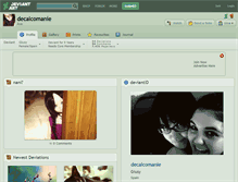 Tablet Screenshot of decalcomanie.deviantart.com