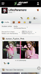 Mobile Screenshot of lifexparamore.deviantart.com