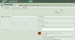 Desktop Screenshot of cinnamonstars.deviantart.com