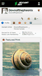 Mobile Screenshot of downofthepheonix.deviantart.com