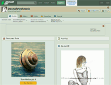 Tablet Screenshot of downofthepheonix.deviantart.com