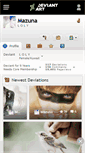 Mobile Screenshot of mazuna.deviantart.com