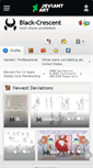 Mobile Screenshot of black-crescent.deviantart.com