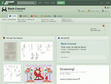 Tablet Screenshot of black-crescent.deviantart.com