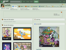 Tablet Screenshot of lentoto.deviantart.com