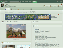 Tablet Screenshot of cylistarr.deviantart.com